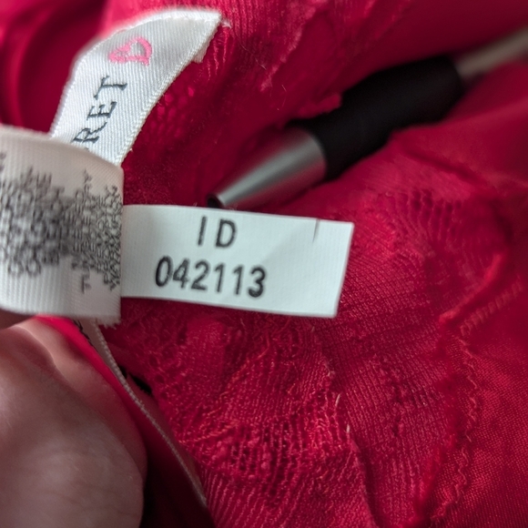 Victoria’s Secret Red Satin Lace Maxi Slip Dress Size M Y2K - Picture 6 of 13